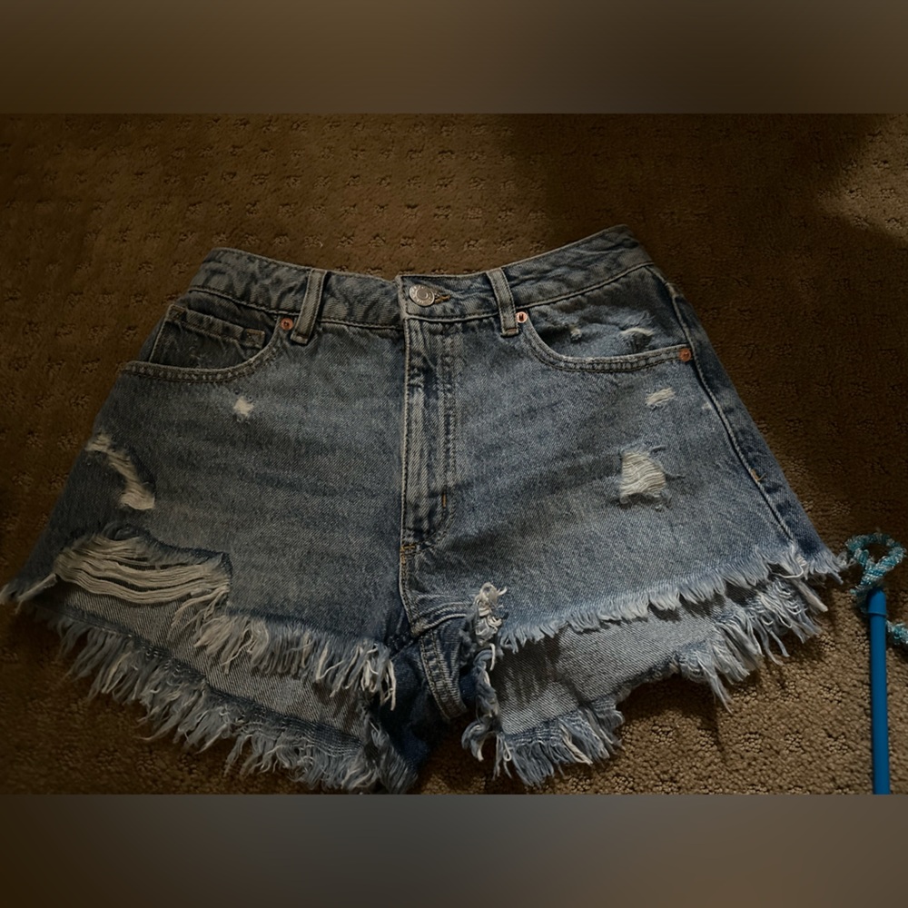 Garage Blue Jean Shorts